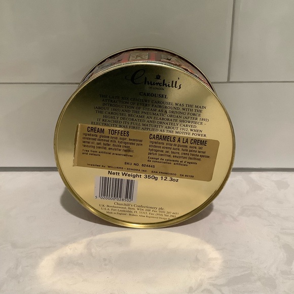 Churchill's Merry Go Round Vintage Candy Tin - Picture 4 of 7